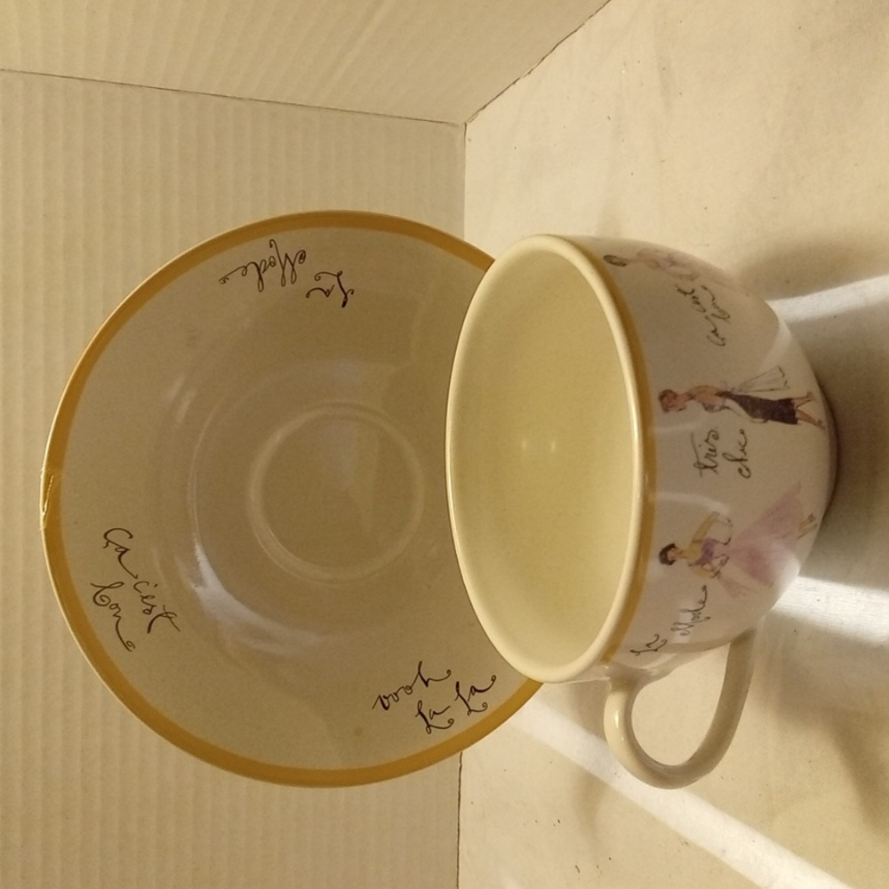 Vintage Rosanna Porcelain Fashion Cup & Saucer